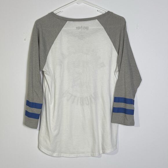 Harry Potter Ravenclaw Quidditch Team Captain 3/4 Sleeve Baseball Tee Shirt L - Picture 3 of 4